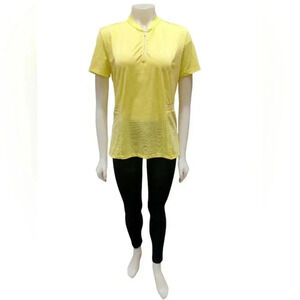NVO Golf  Top NWT Yellow S/S Size Medium